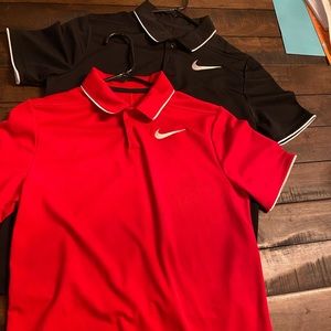 Nike polo Dri Fit shirts